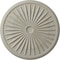 Ekena Millwork Leandros Ceiling Medallion (Canopies up to 5"), 33 1/8"OD x 3 1/2"ID x 1 3/8"P, Pot of Cream Crackle CM33LEPCC - alternate 1